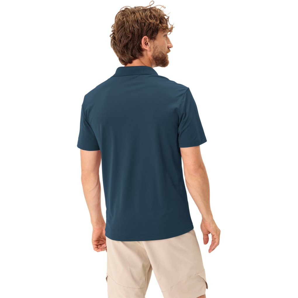 Vaude Essential Polo Shirt Men - dark sea