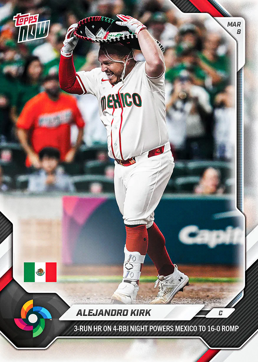 Alejandro Kirk - 2026 World Baseball Classic Topps NOW® - Card 17