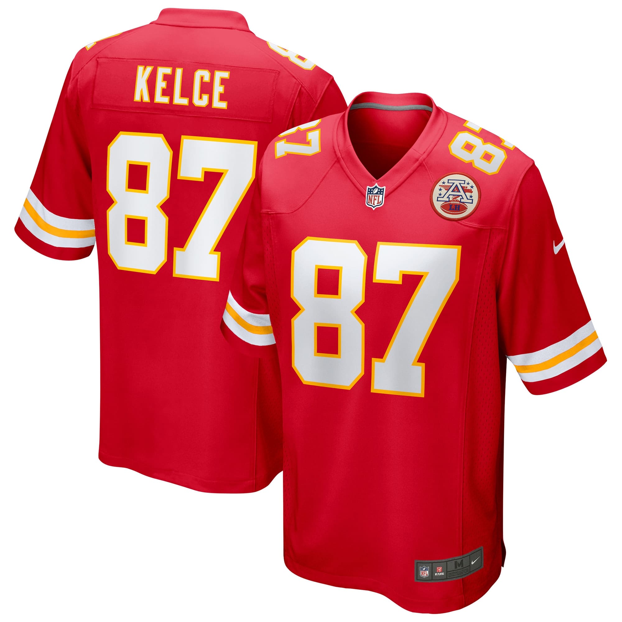 Travis Kelce #87 Kansas City Chiefs Nike Game Football NFL Jersey Red