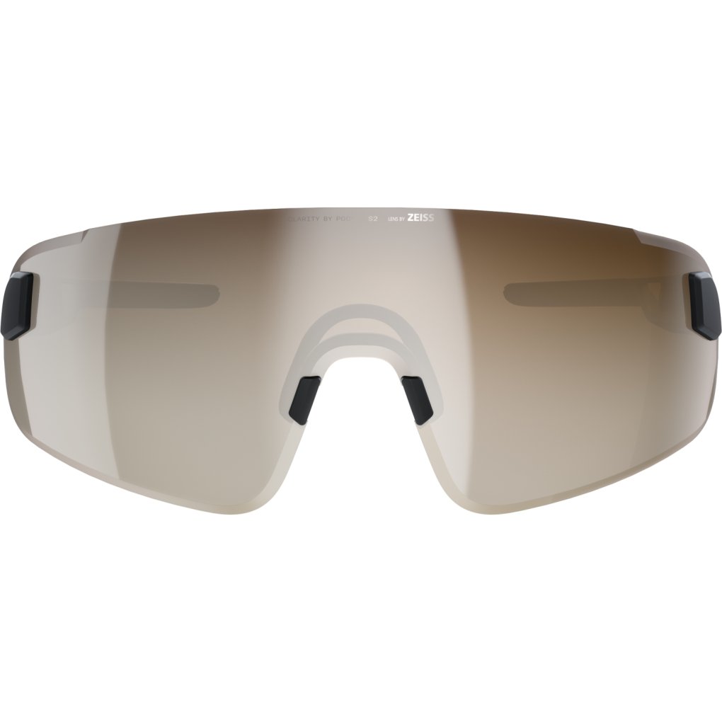 POC Elicit Toric Bike Glasses - Uranium Black - Clarity Trail/Partly Sunny Silver