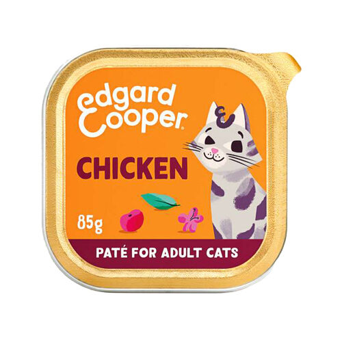 Edgard & Cooper Adult Cat - Free-range Chicken - Pâté - 16 x 85 g