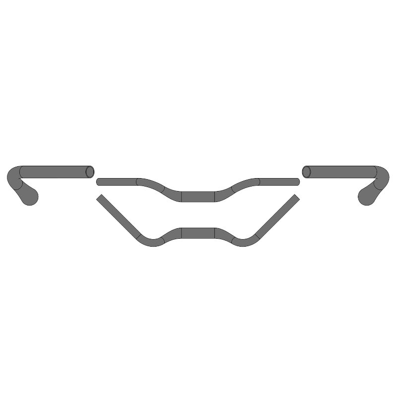 Ergotec H-Bar Stuttgarter 31.8 Handlebar - SL 5