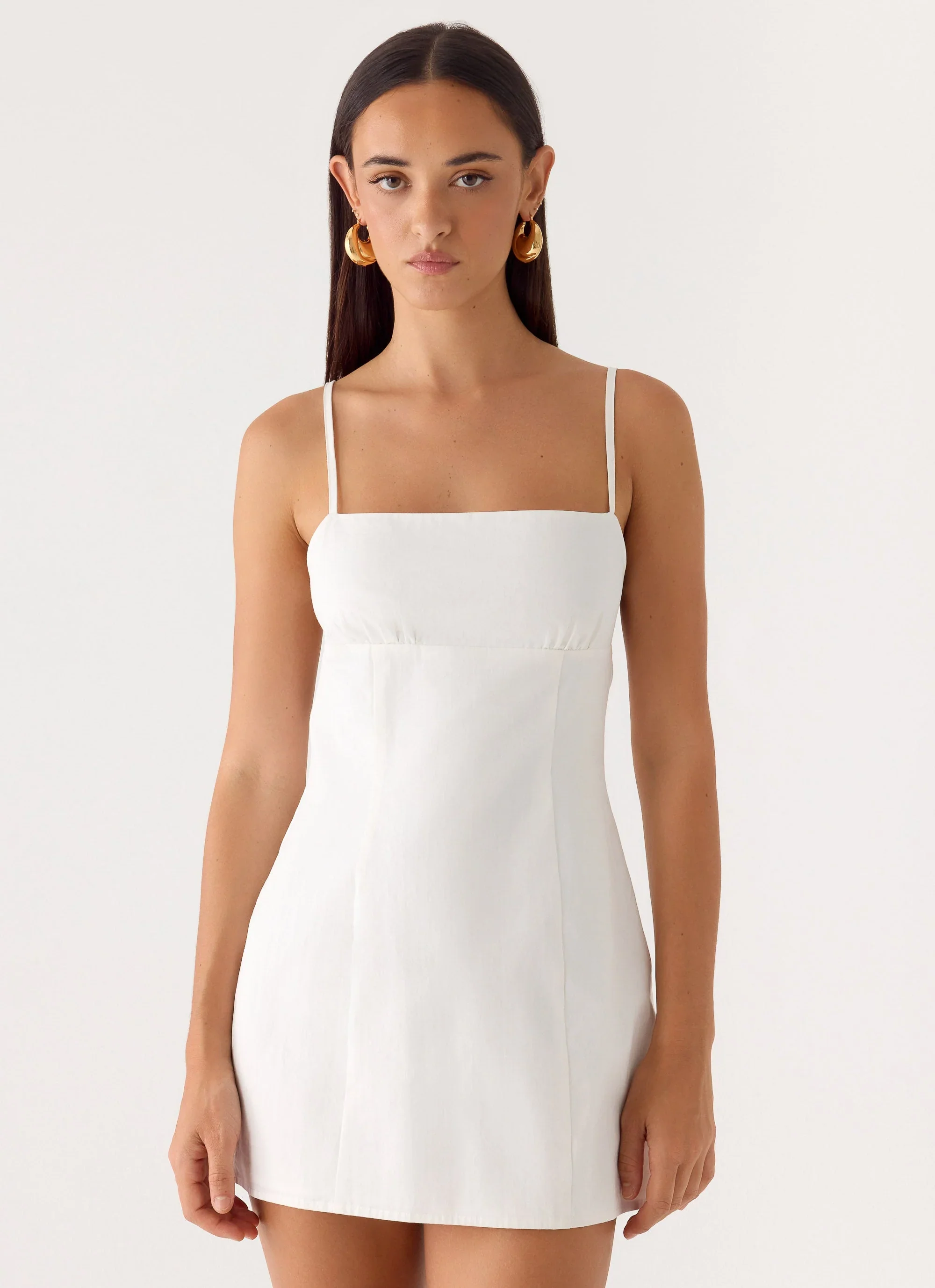 Second Sun Mini Dress - White