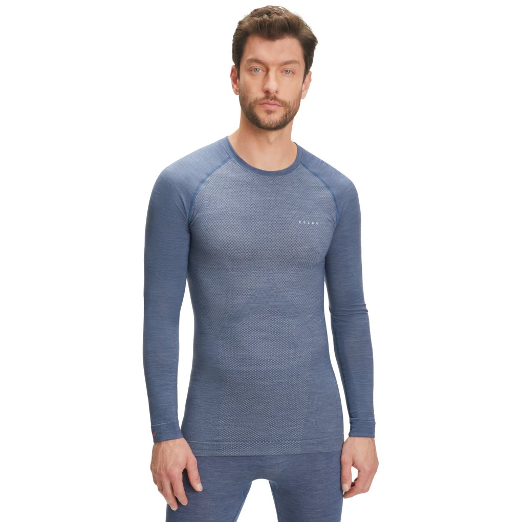 Falke Wool-Tech Light Longsleeve Shirt Men - capitain 6751 (33233)