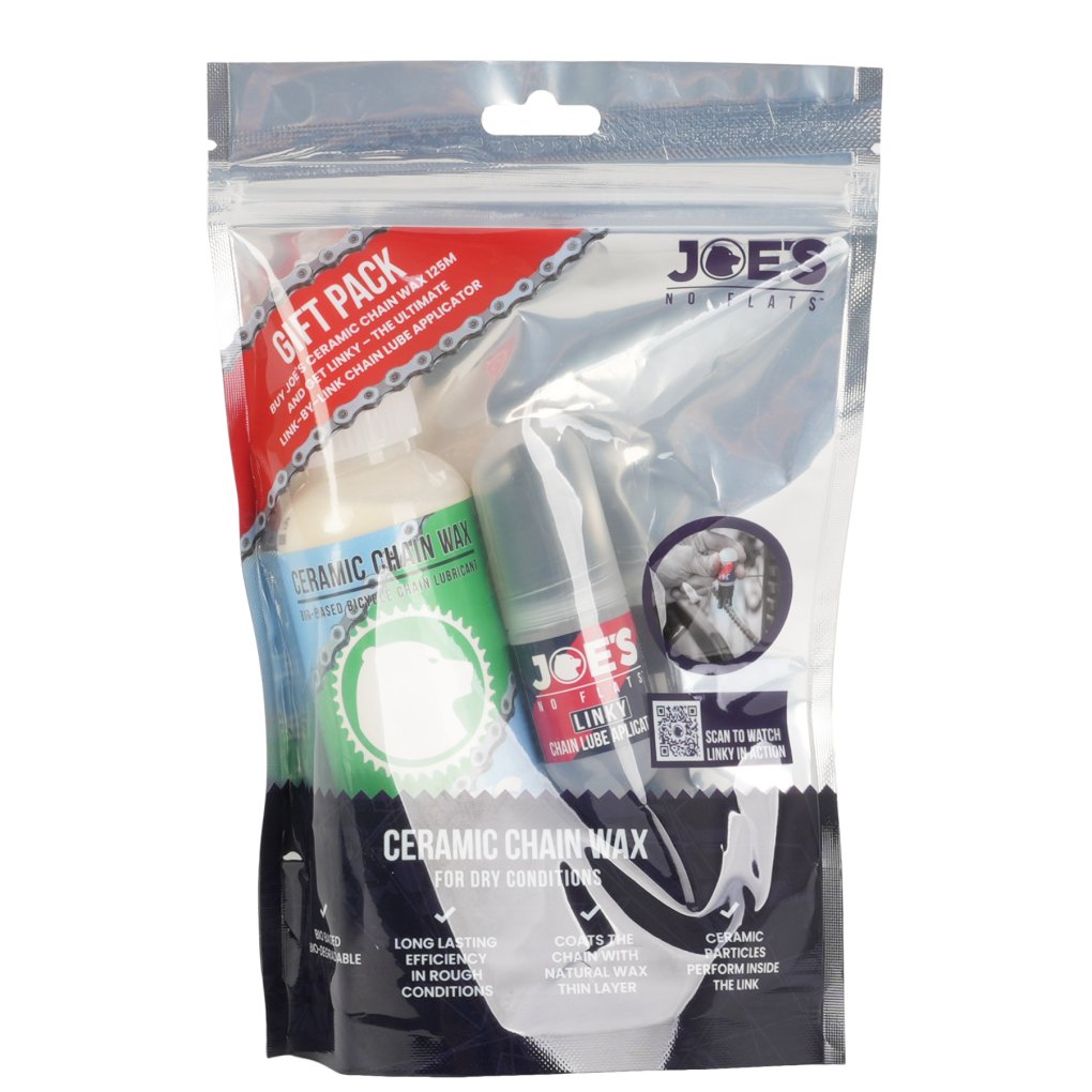 Joe's No Flats Ceramic Chain Wax Dry 125ml + Linky Applicator