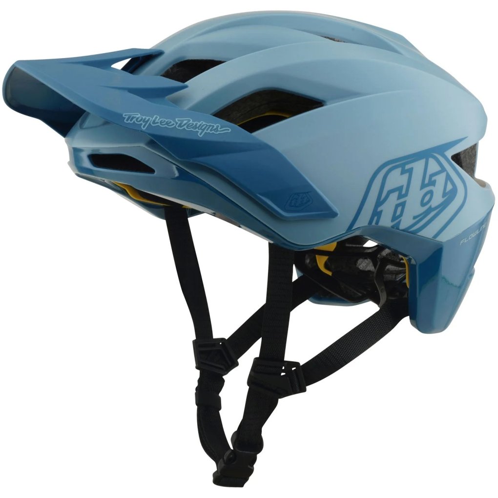 Troy Lee Designs Flowline MIPS Helmet - Point Dawn Blue/Sapphire