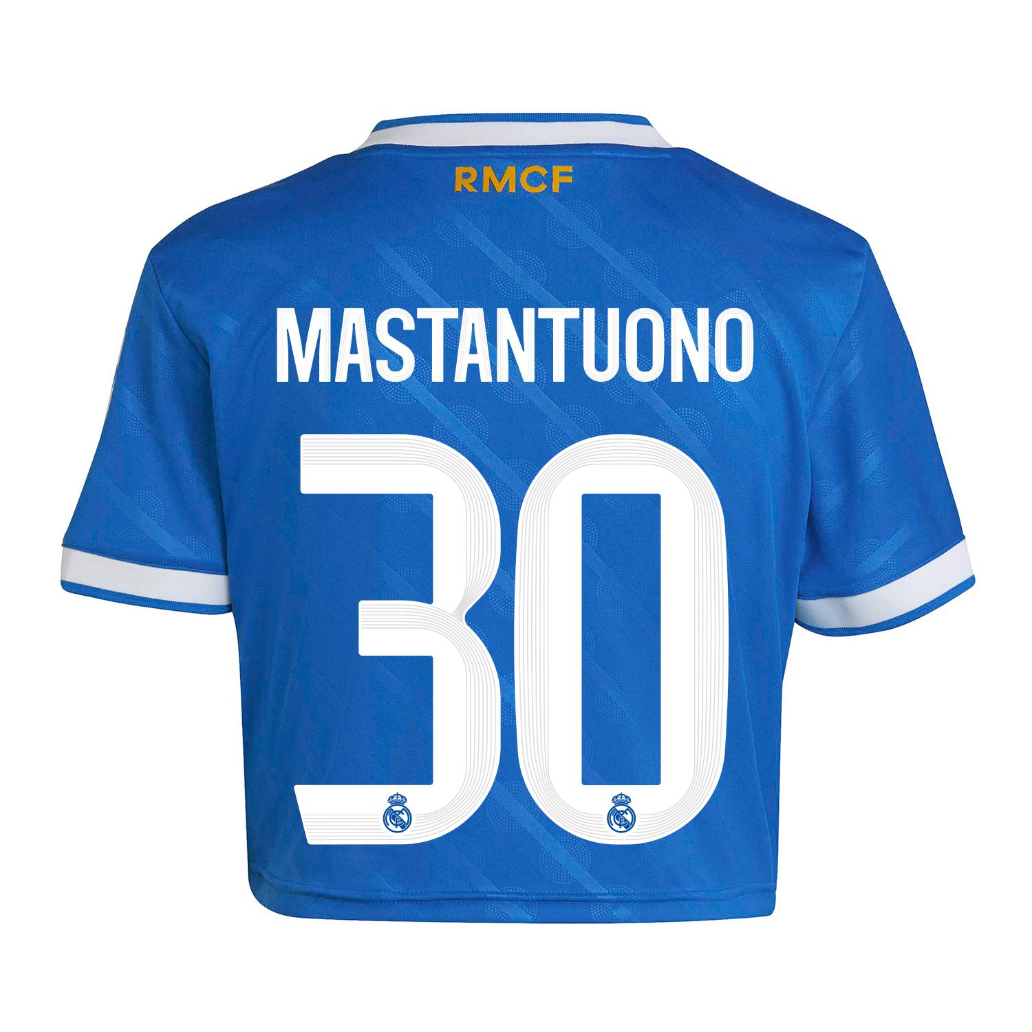 Womens Third Crop Shirt 25/26 Blue