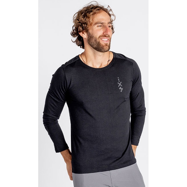iXS Flow Merino MTB Longsleeve Jersey Men - black