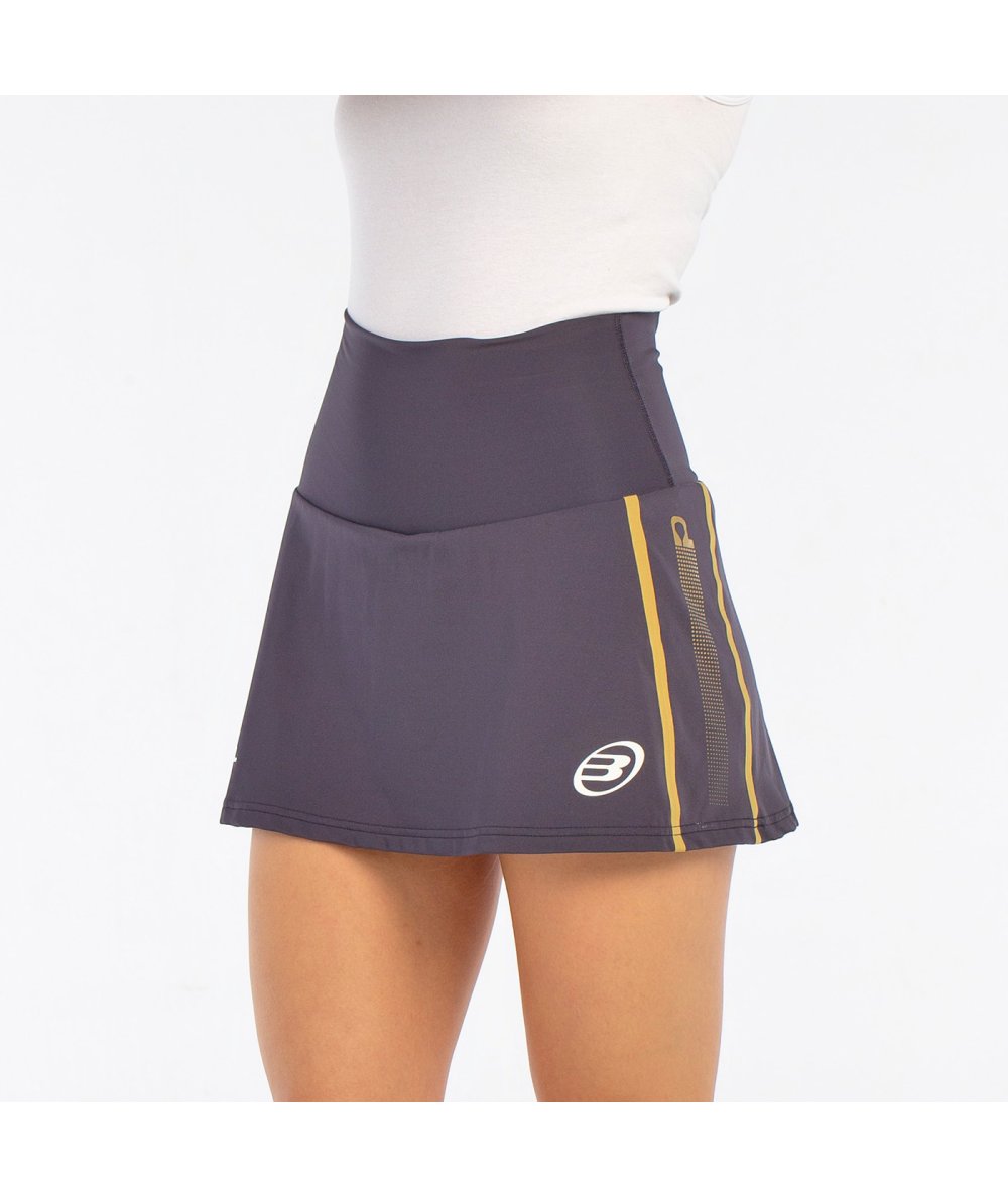 SKIRT BULLPADEL ADIAR CHARCOAL