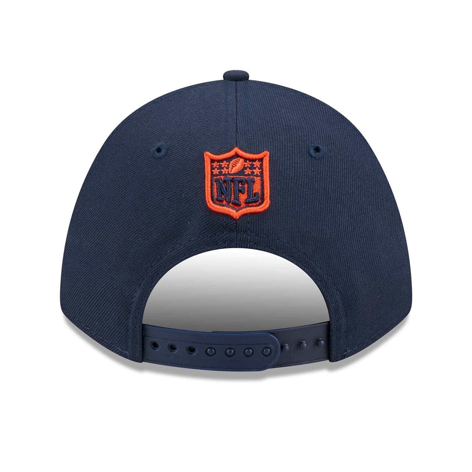 Chicago Bears NFL Team Logo New Era 9FORTY M-Crown Snapback Cap Navy