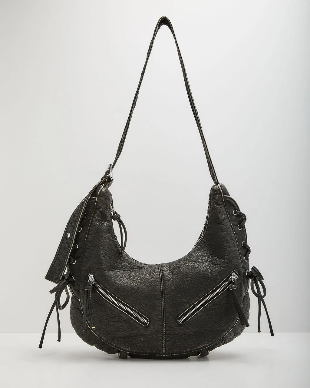 Lissell Vegan Leather Slouch Hobo Bag