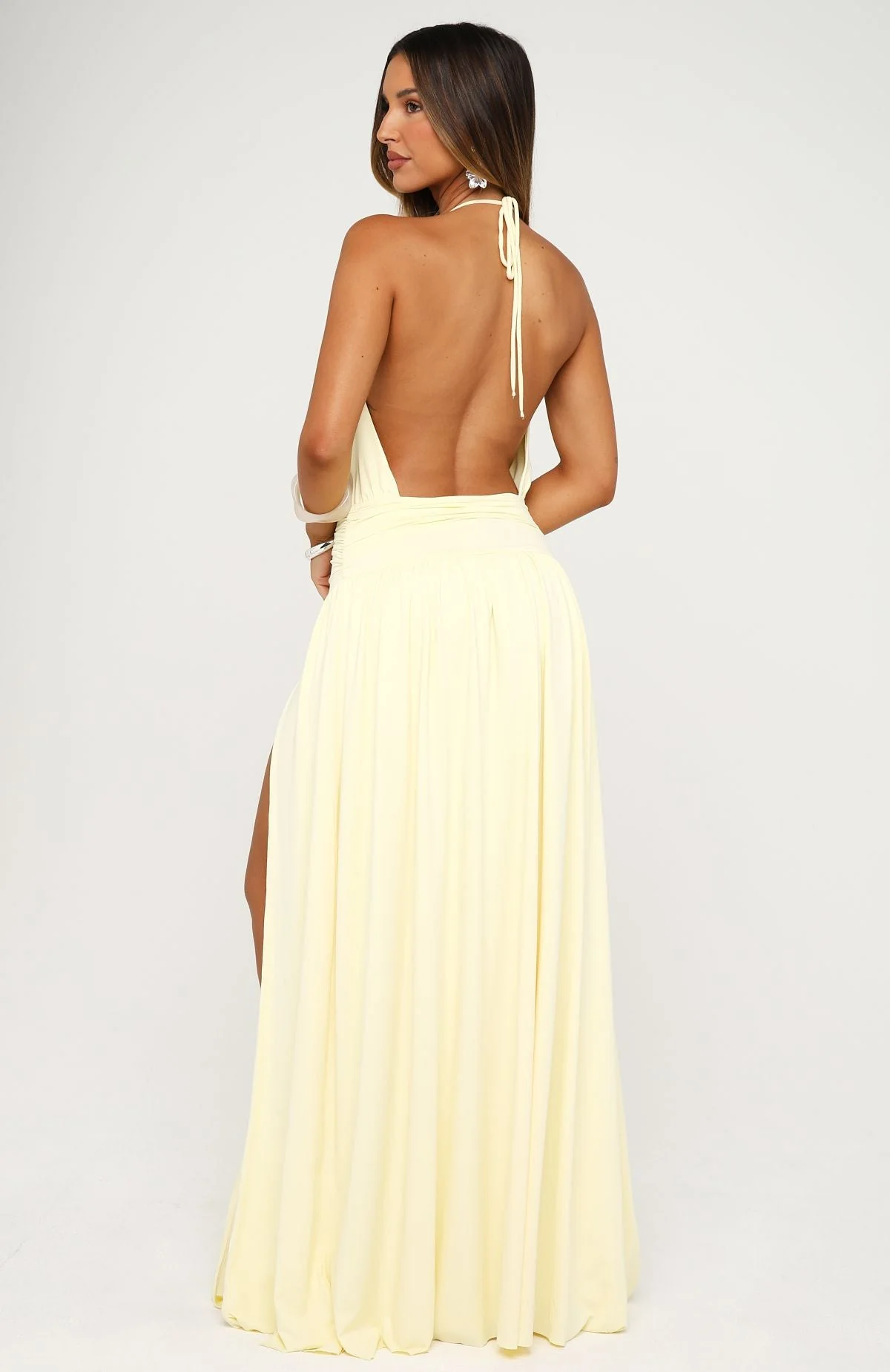 Light Of Amour Maxi Dress Lemon