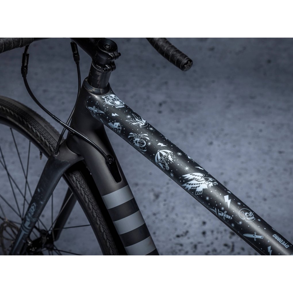 DYEDBRO Old School Tattoo Gravel Frame Protection Kit - white matte