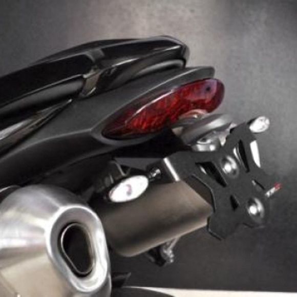Top Block License Plate Mount TRIUMPH SPEED TRIPLE 2011/2015 - BlackRef: TB0260 / SPT05