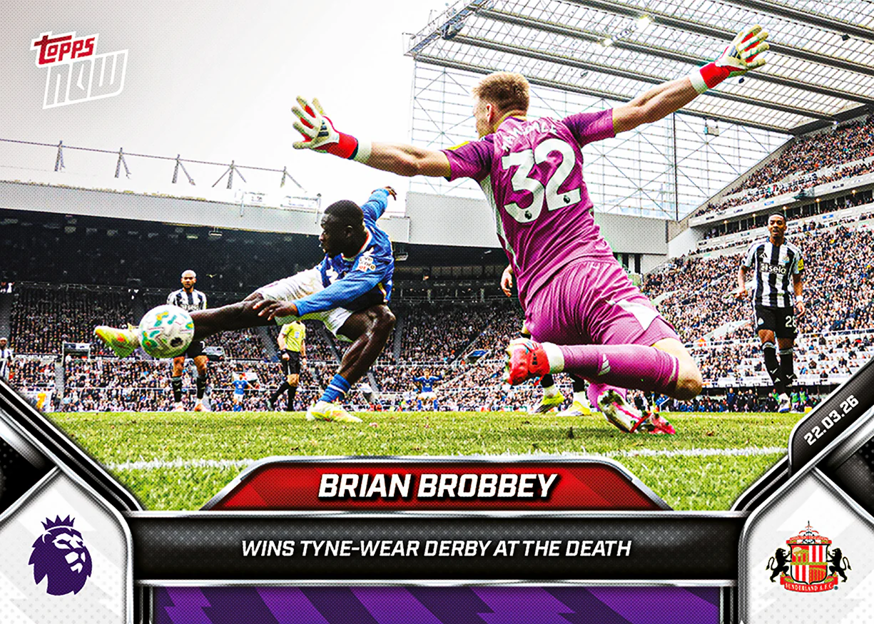 Brian Brobbey - 2025-26 Premier League Topps NOW® - Card 163 - PR: 1098