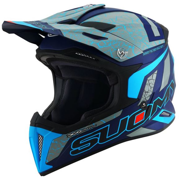 Suomy X-WING cross helmet - REEL 2024 - BlueRef: SU0431