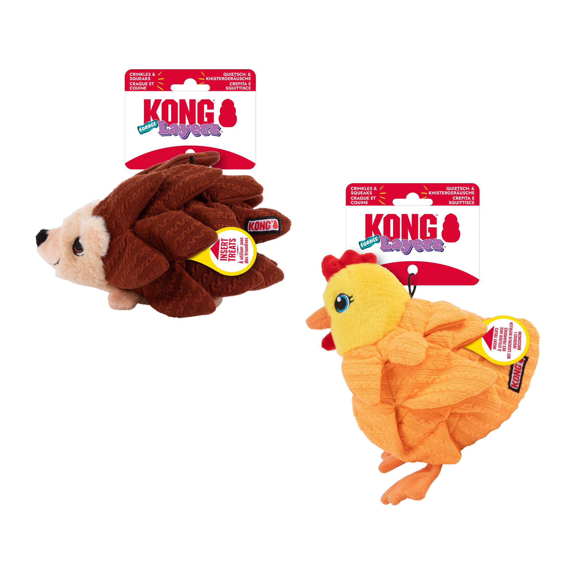 KONG Layerz Forage - Hedgehog