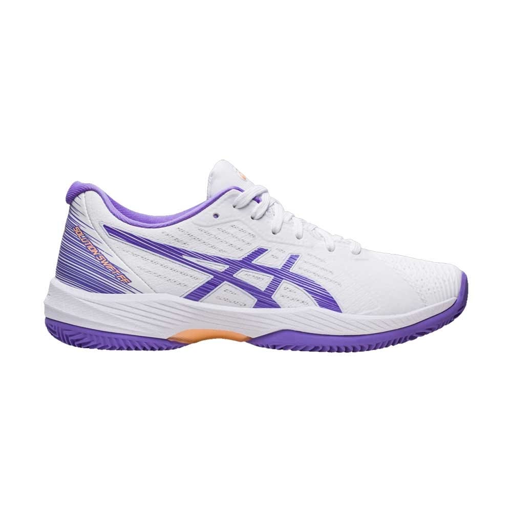 WOMEN’S WHITE ASICS SOLUTION SWIFT FF CLAY 1042A198-105