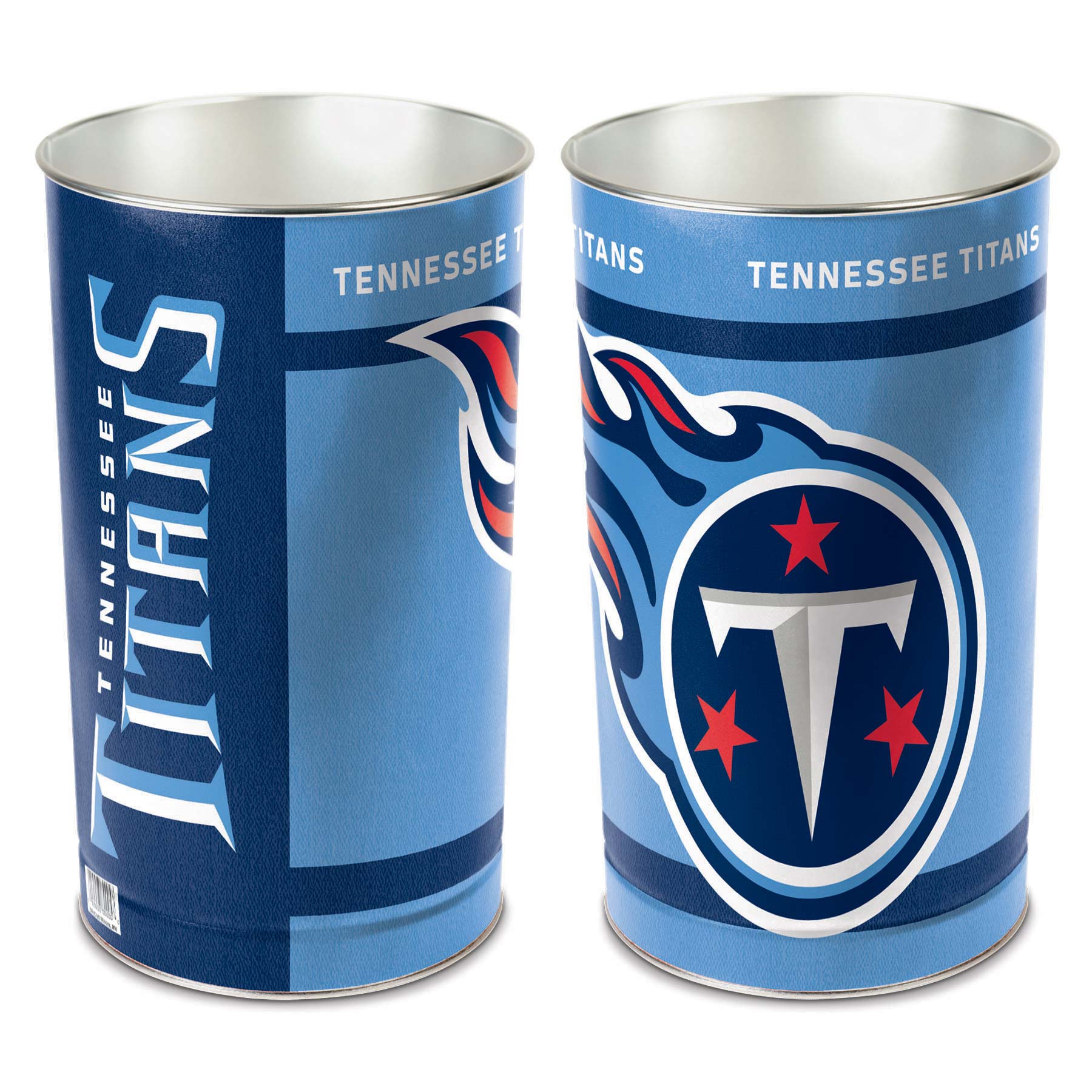 Tennessee Titans WinCraft Metal NFL Wastebasket