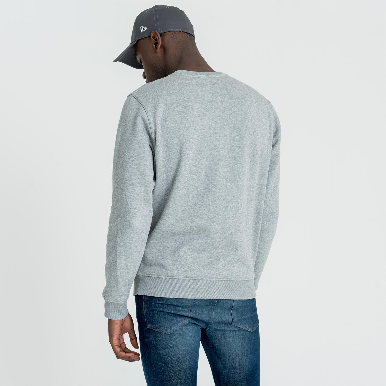 NFL Shield Logo Crewneck NFL Sweatshirt Grey