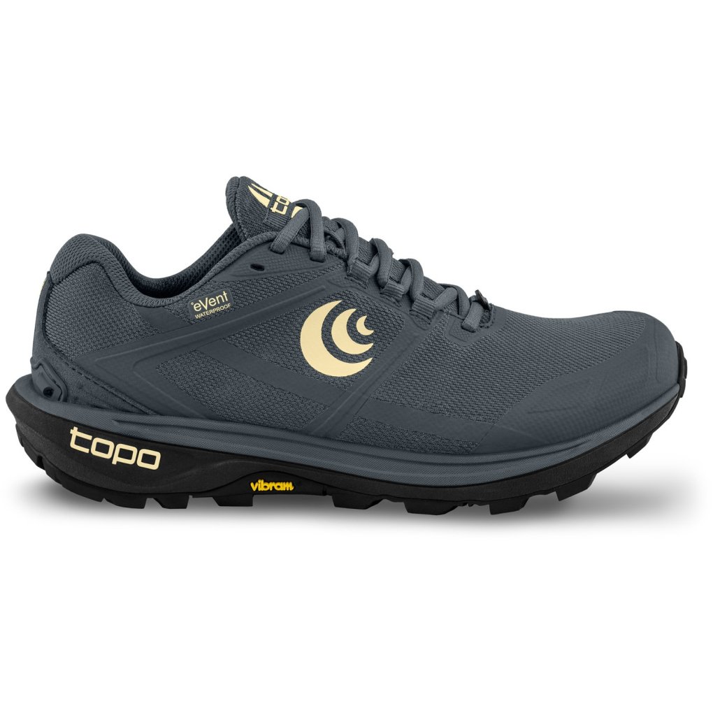 Topo Athletic Terraventure 4 Waterproof Trail Running Shoes Women - grey/butter