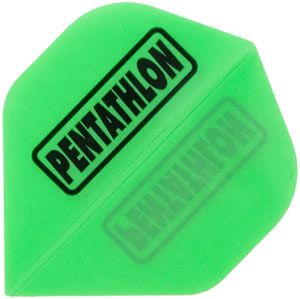Pentathlon Flights neon green