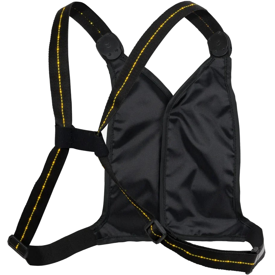 Nathan Sports Laser Light Web RX Safety Vest - black / high vis yellow