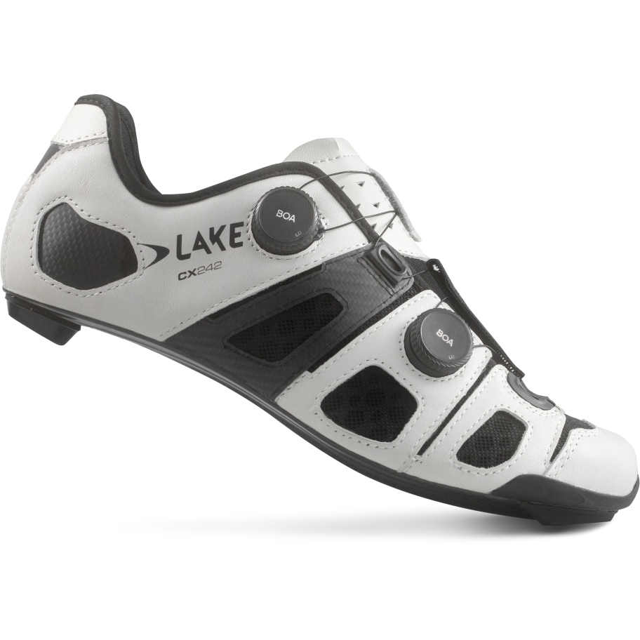 Lake CX242 Road Shoes Men - white/black