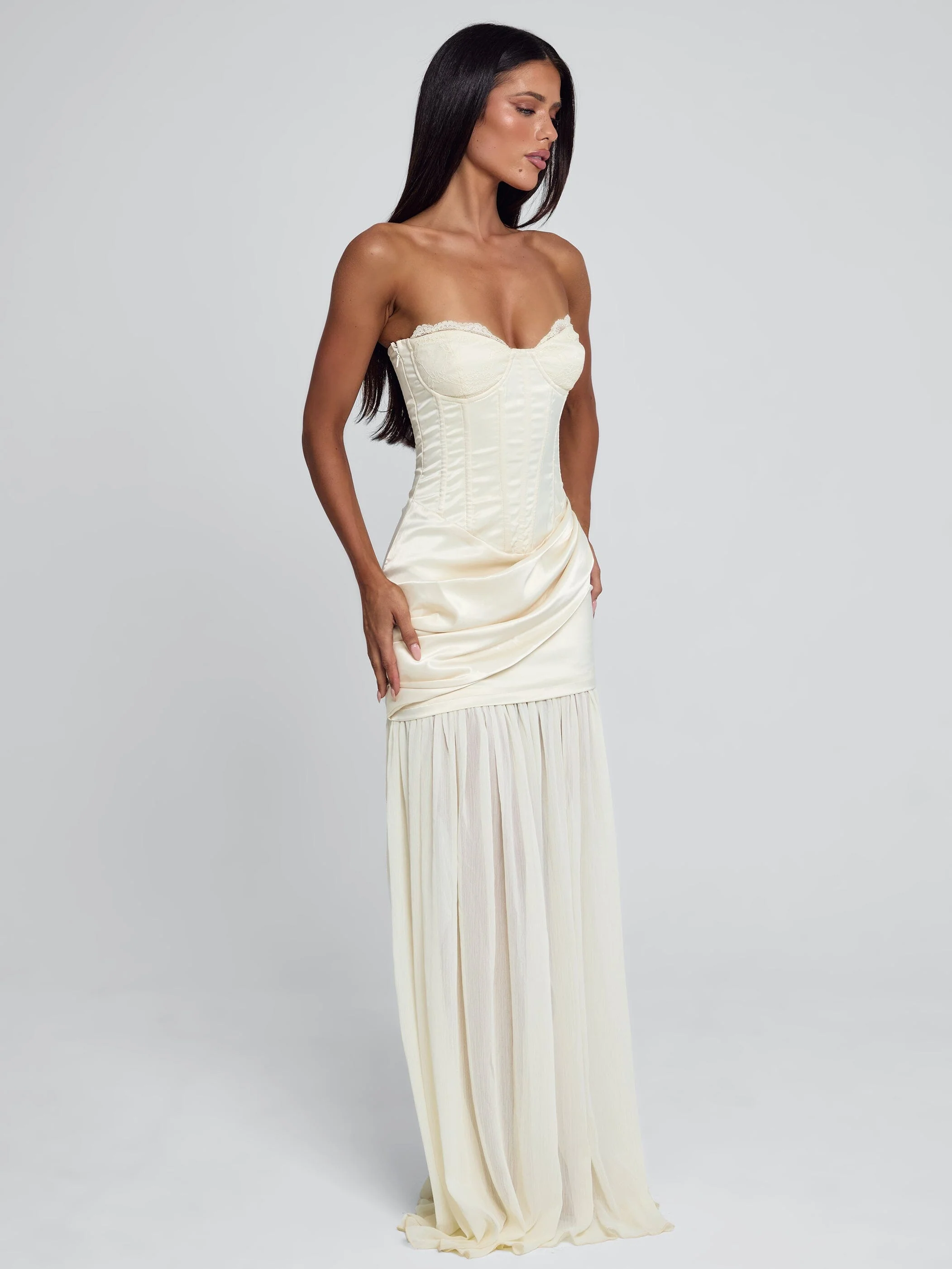 Rowna Maxi Dress Ivory