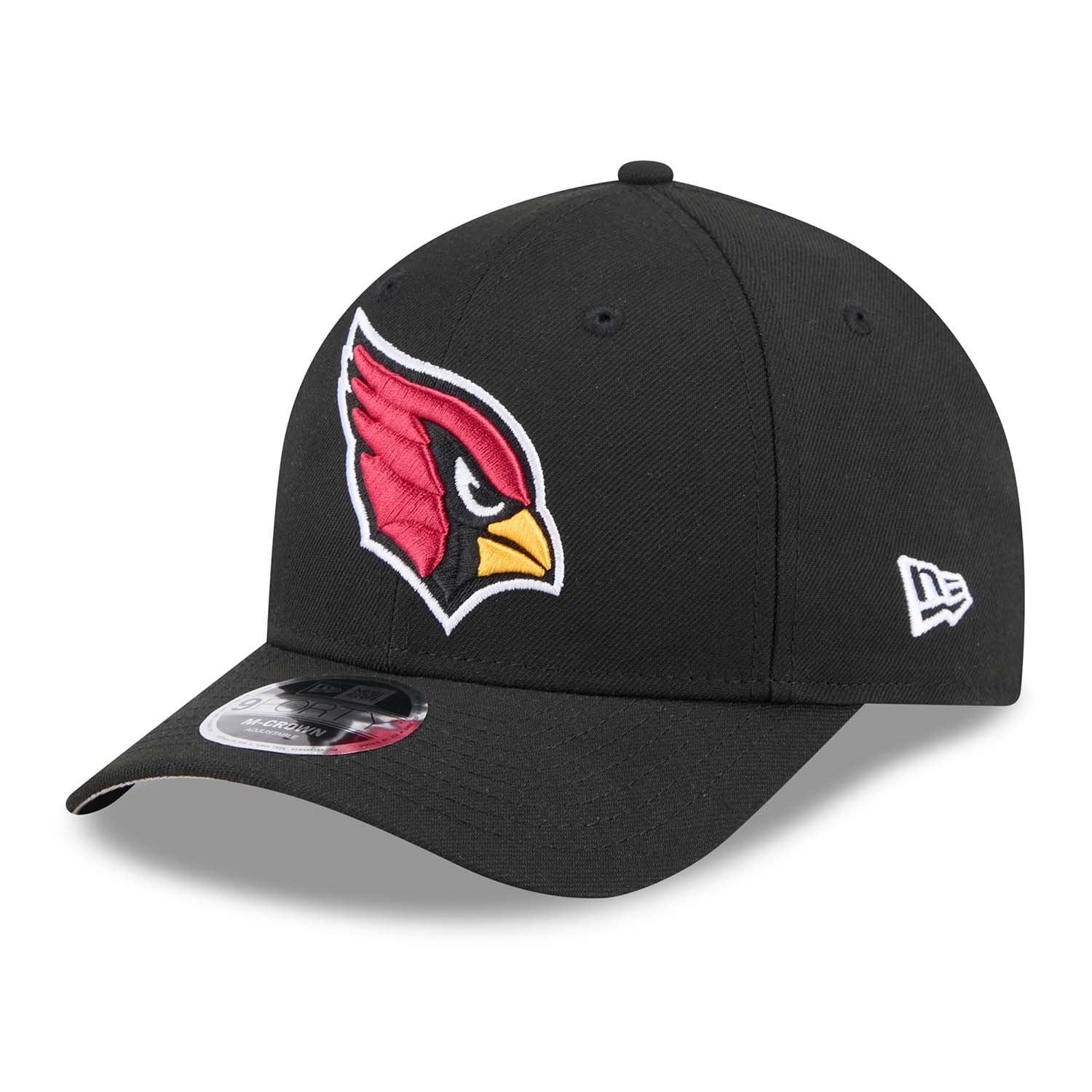 Arizona Cardinals NFL Team Logo New Era 9FORTY M-Crown Snapback Cap Black