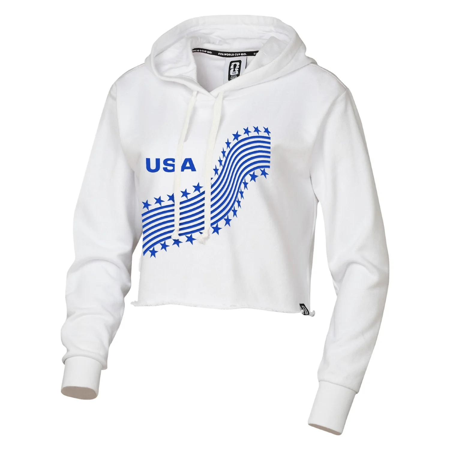2026 Soccer Fan Collection USA  Crop Hoodie - Women's