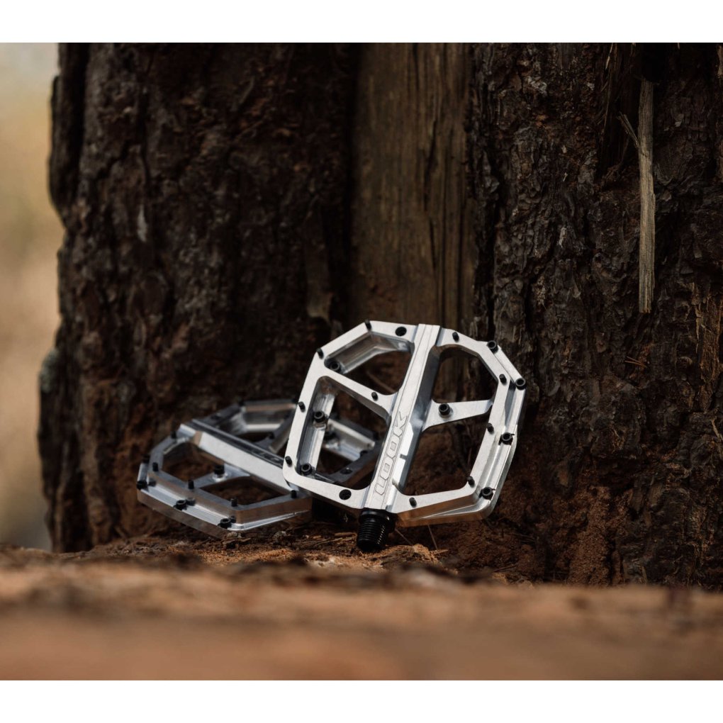 LOOK Trail Roc Plus Flat Pedals - silver