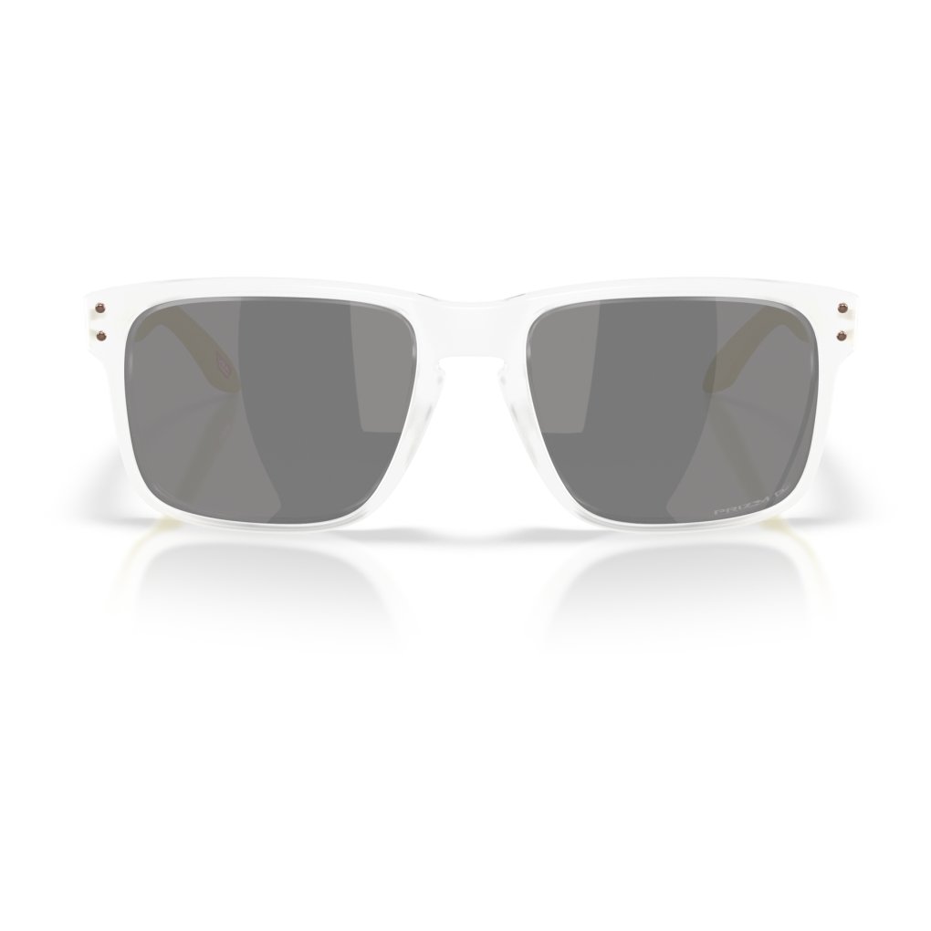 Oakley Holbrook Glasses - Matte Clear/Prizm Black Polarized - OO9102-AP55