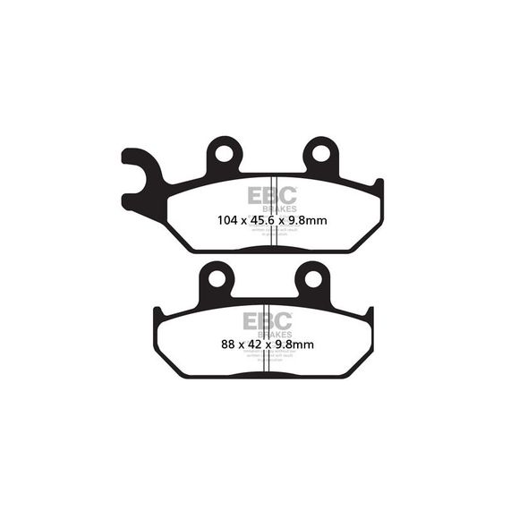 EBC Organic Front Brake PadsRef: Fa172Tt / 17210207