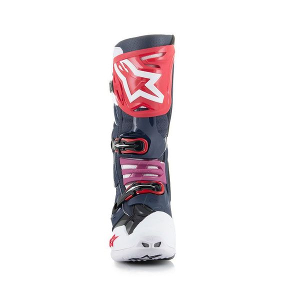 Alpinestars Tech 10 - Supervented 2025 - Blue / White cross BootsRef: Ap12712-Nnwr