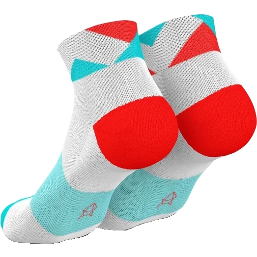 INCYLENCE Running Peaks Short Socks - Cyan Inferno