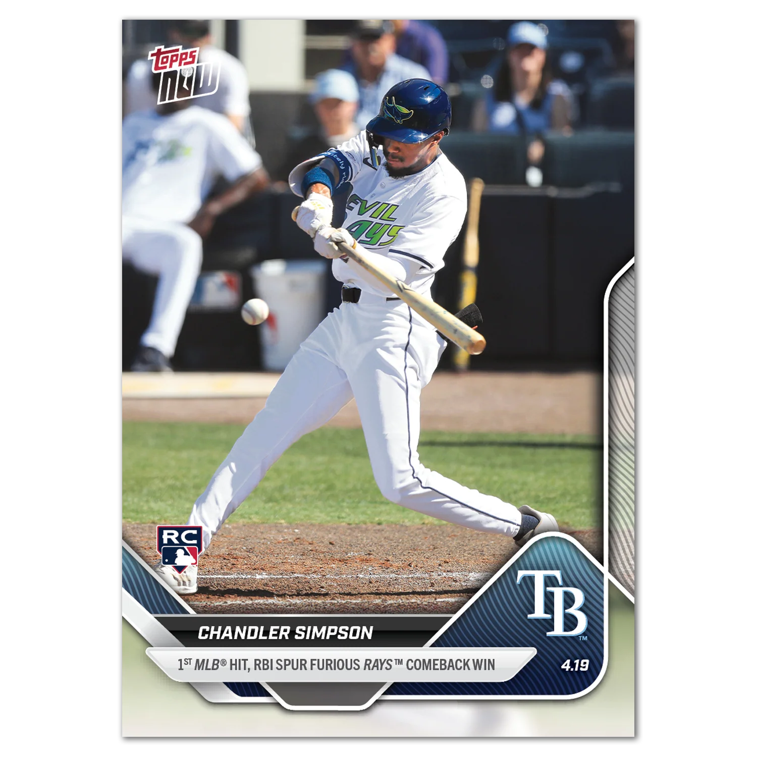 Chandler Simpson - 2025 MLB Topps NOW® - Card 88