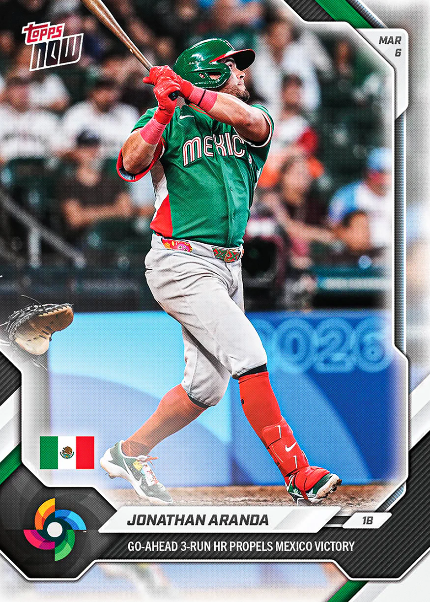 Jonathan Aranda - 2026 World Baseball Classic Topps NOW® - Card 5
