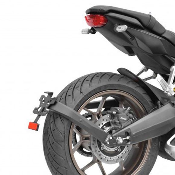 Top Block Offset License Plate Bracket - BlackRef: SPEH50R