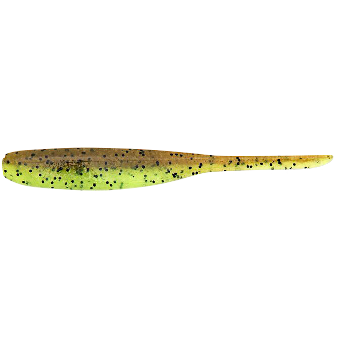 Keitech Shad Impact (Green Pumpkin \/ Chartreuse)