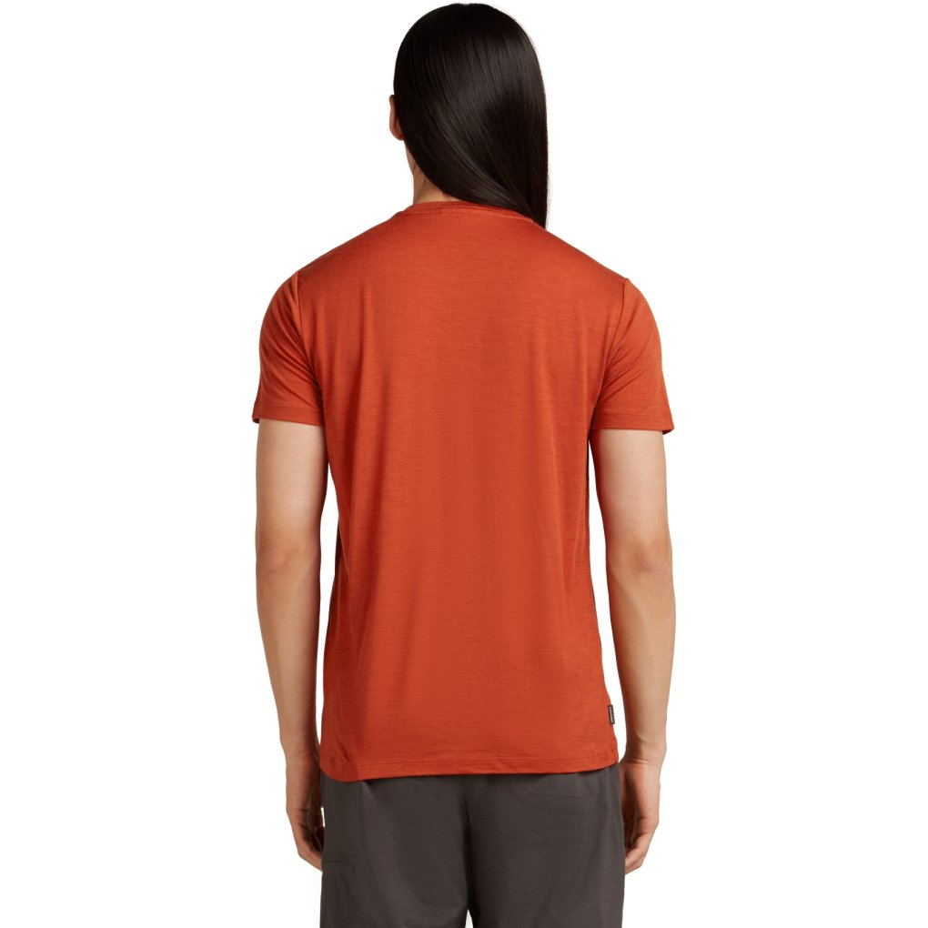 Icebreaker Merino 150 Tech Lite T-Shirt Skiing Yeti Men - Agate