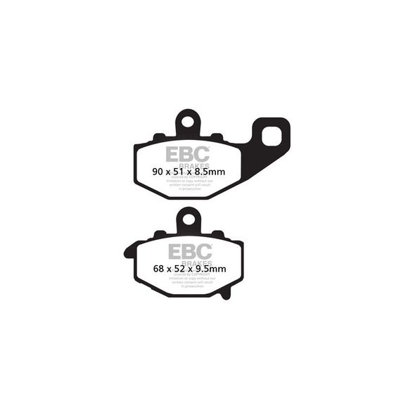 EBC Sinter Metal Sintered Rear Brake PadsRef: FA192HH