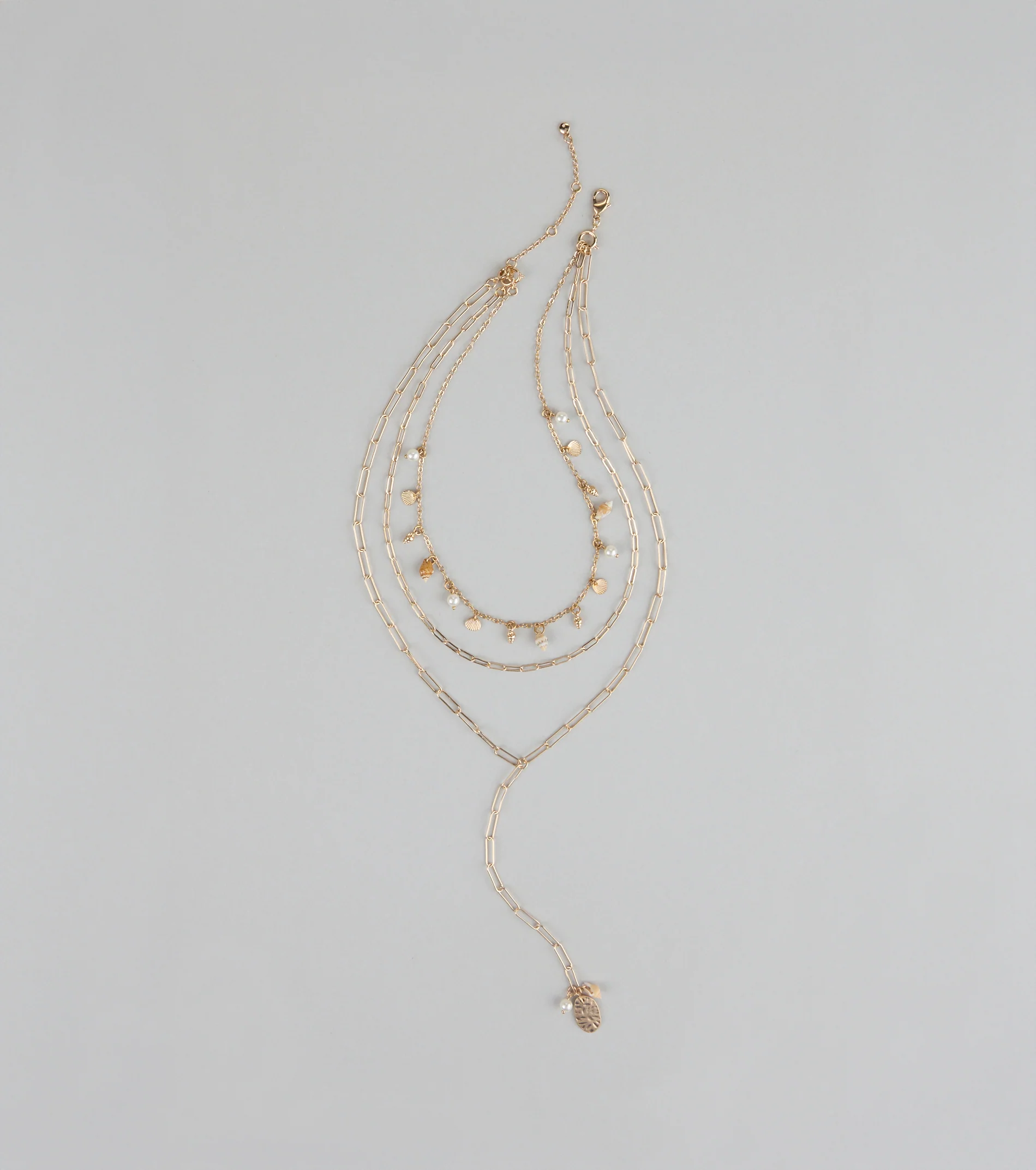 Perfect Style Layered Lariat Necklace