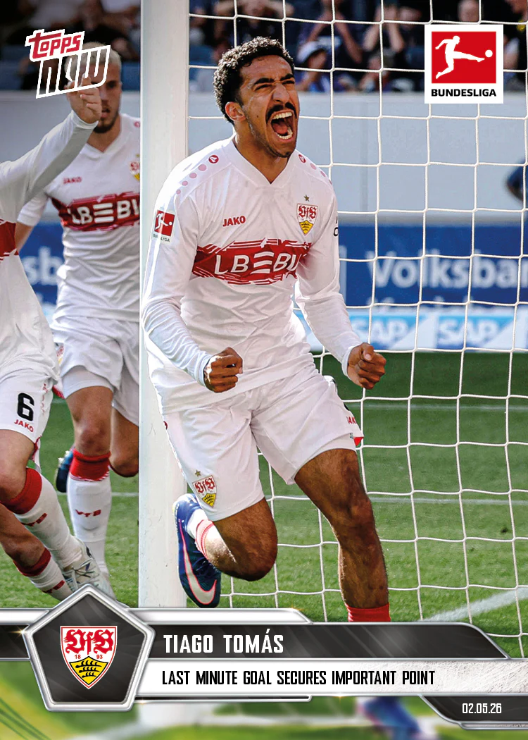 Tiago Tomás - 2025-26 Bundesliga Topps NOW® - Card 184