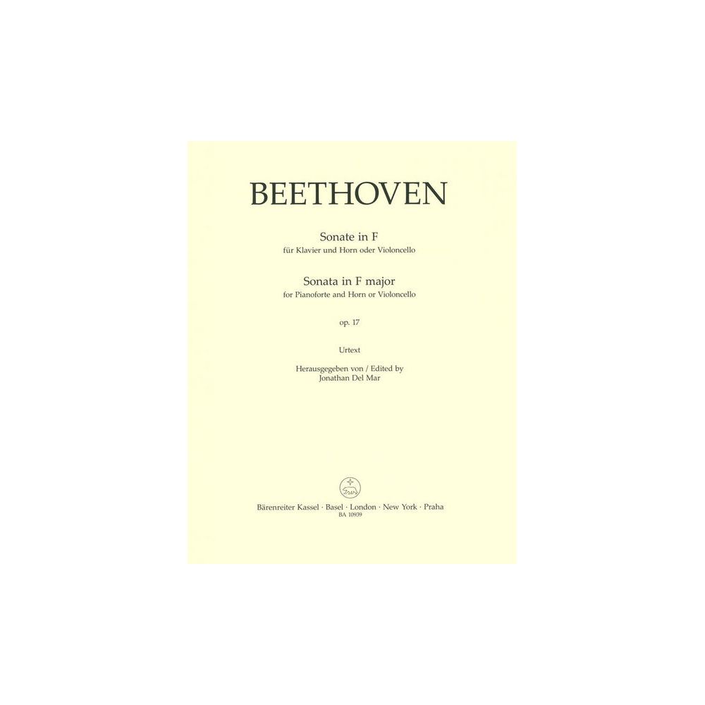 Bärenreiter Beethoven Sonate F