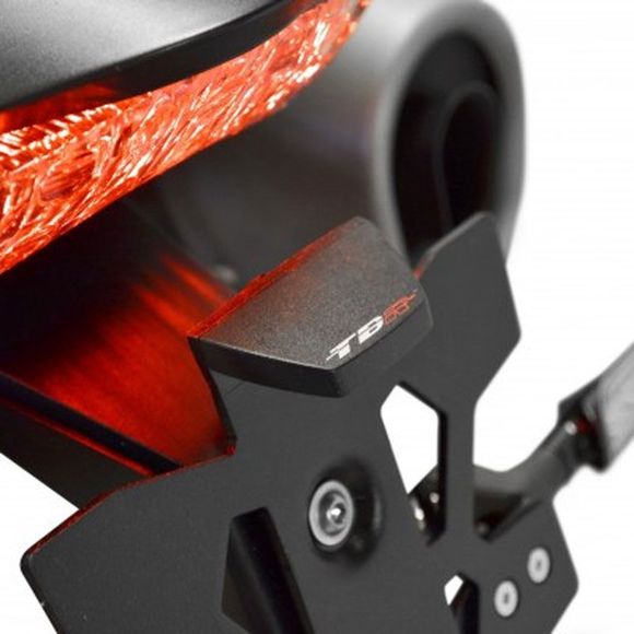 Top Block Speed ​​Triple license plate holder - BlackRef: tb0360 / spt08