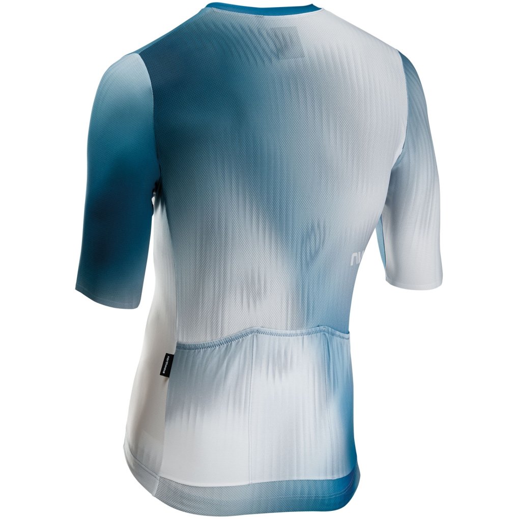 Northwave Blade Shortsleeve Jersey Men - white/blue 150