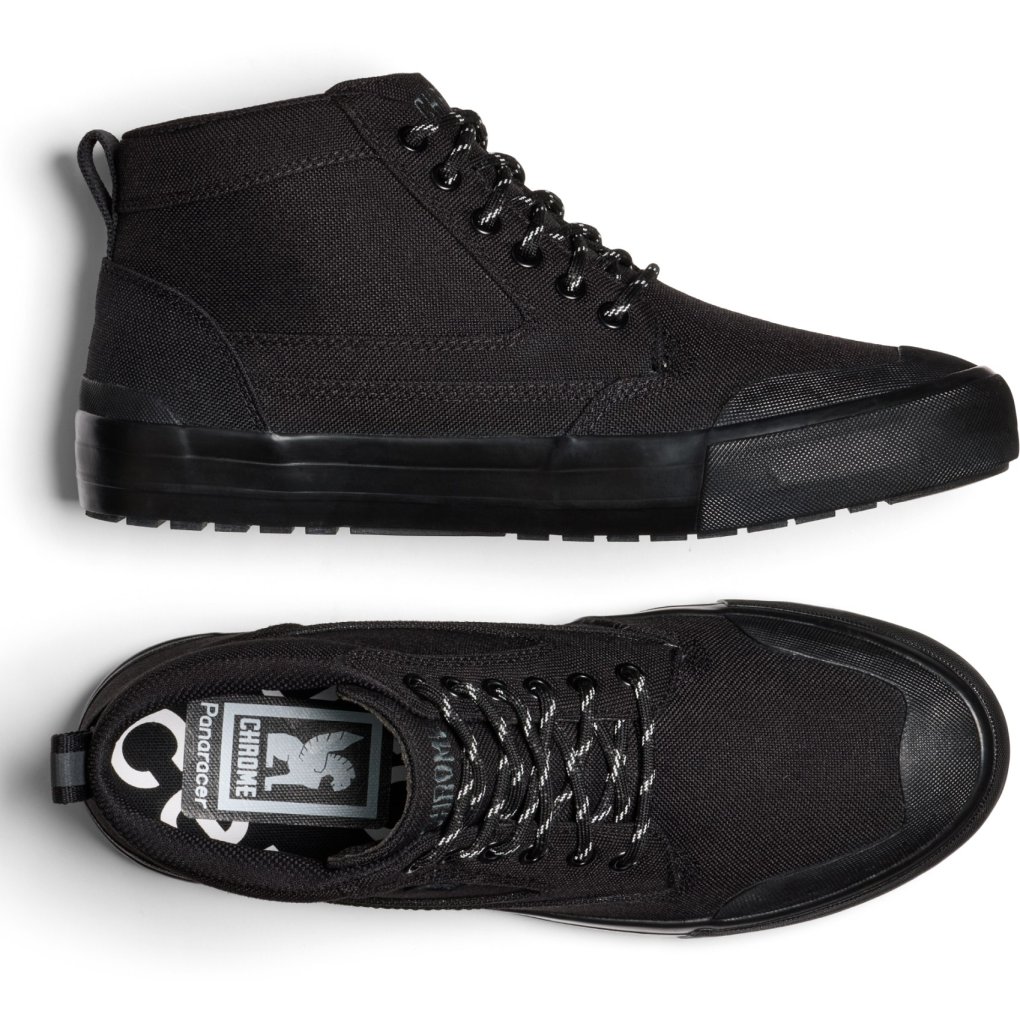 CHROME 415 Boots - Black Nylon / Black