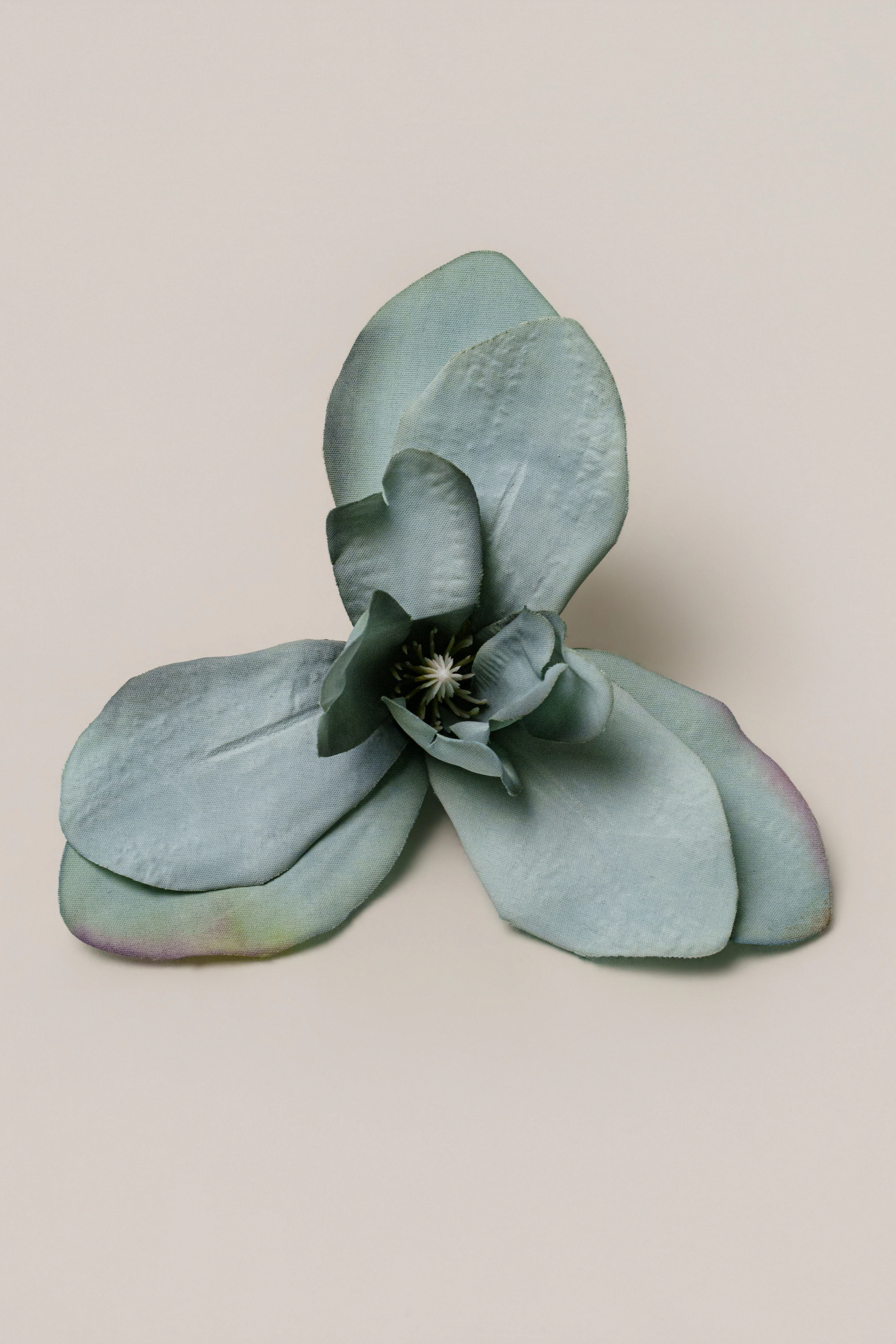 Sage Coastal Orchid Hair Clip