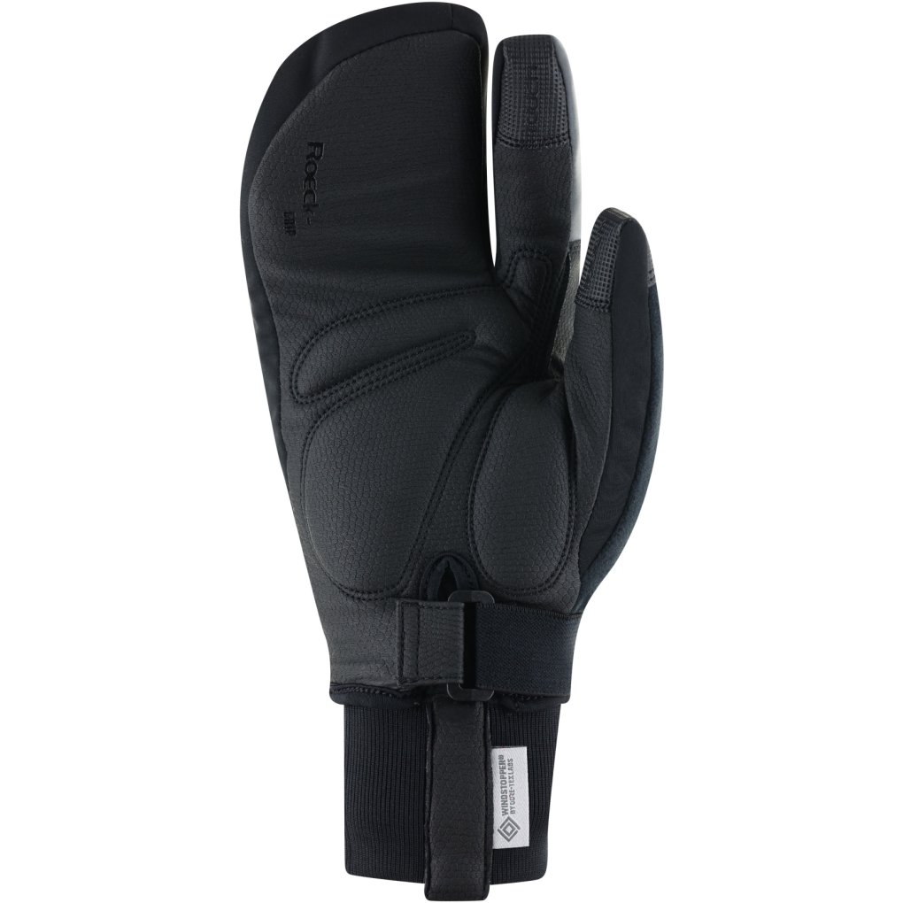 Roeckl Sports Villach 3 Trigger Cycling Gloves - black/silver pine 9070